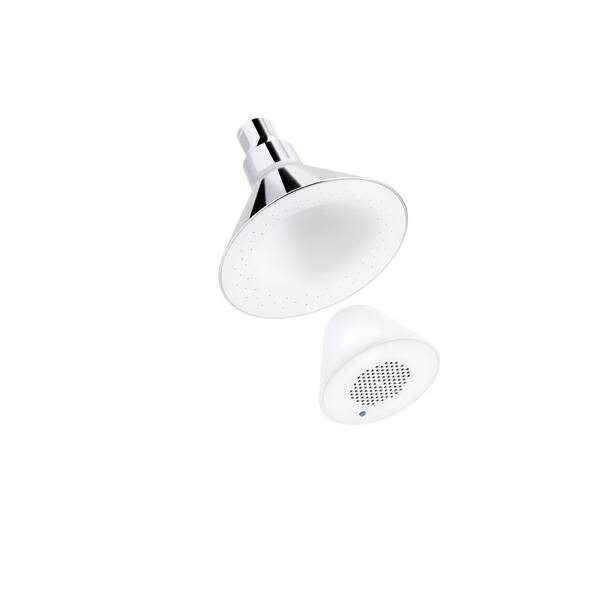 Moxie 1-Spray 5 in. Single Wall Mount Fixed Shower Head in Polished Chrome Moxie 1-Spray 5 in. Single Wall Mount Fixed Shower Head in Polished Chrome