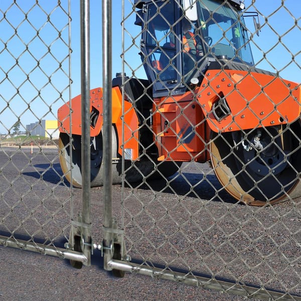 1-3/8 in. Chain Link Fence Post Swivel Wheel For Drive Gate