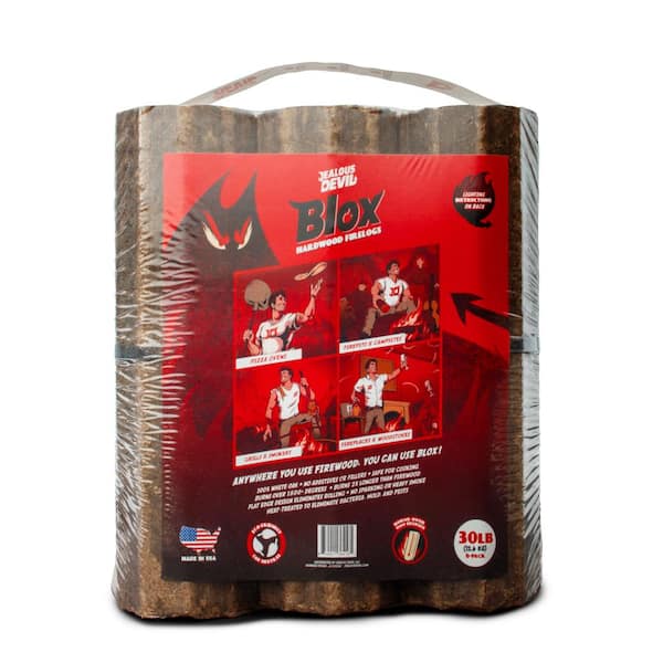 JEALOUS DEVIL 30 lbs. Hardwood FireLogs (6-Pack)