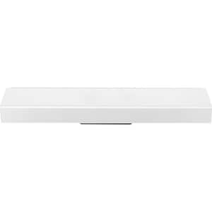 Breeze I 24 in. Convertible Under Cabinet Range Hood with Lights in White