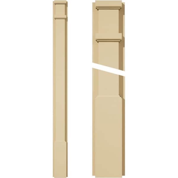 Ekena Millwork 2 in. D x 4 in. W x 48 in. L Primed Polyurethane Pilaster 1- Pack