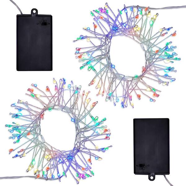 Battery Operated Fairy String Lights With Remote Control, Multi-Functi