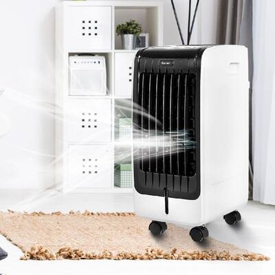 300 CFM 3-Speed Portable Evaporative Cooler Air Cooler Fan Cooling Touch Pad with Remote for 200 sq. ft.