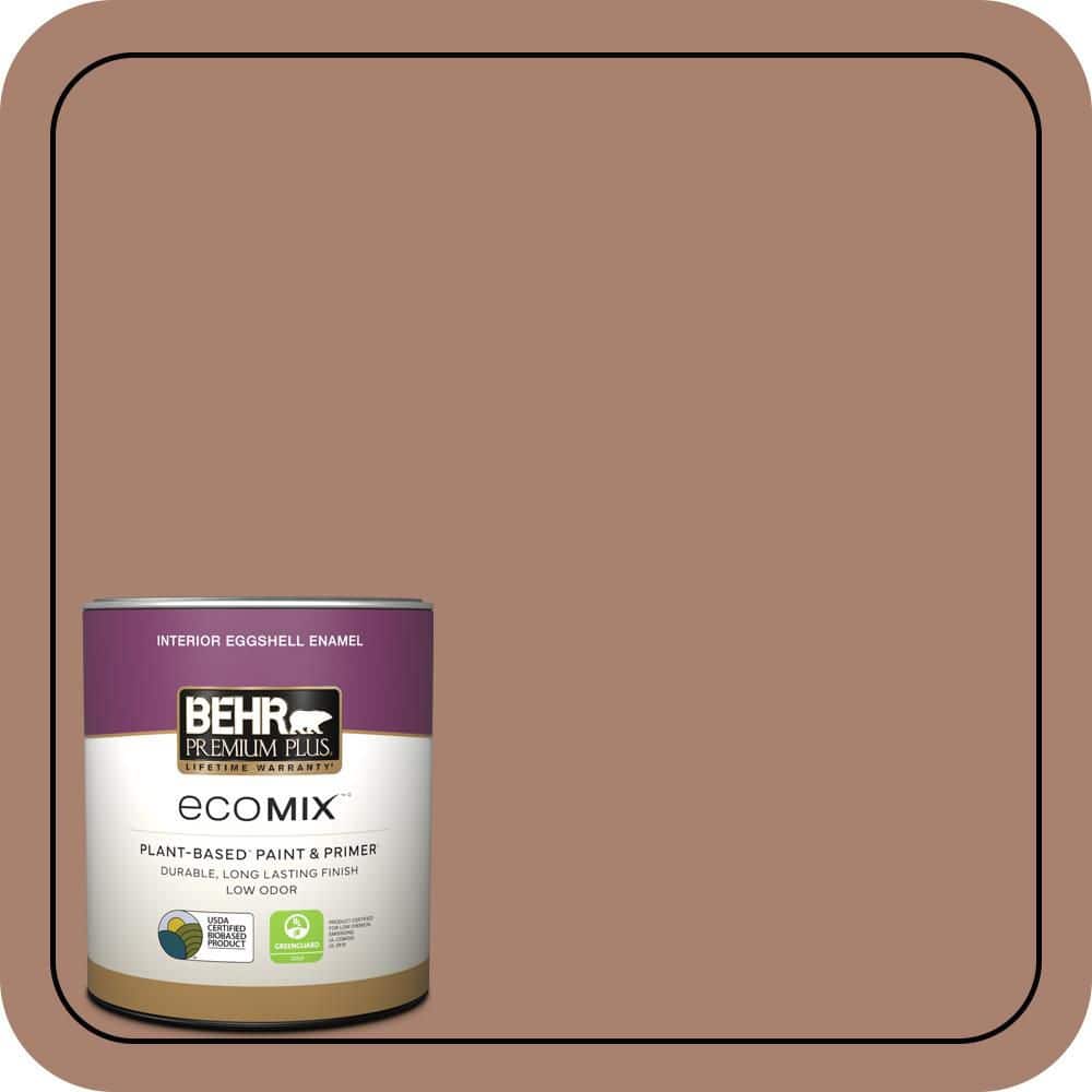 1 qt. #S190-5 Cocoa Nutmeg Eggshell Enamel EcoMix Plant-Based Interior Paint & Primer price history on PriceWatchPro