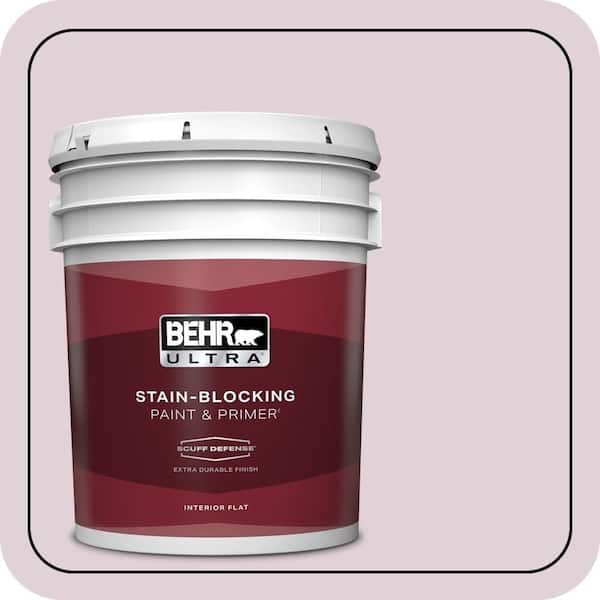 BEHR ULTRA 5 gal. #T15-7 Secret Blush Extra Durable Flat Interior Paint & Primer