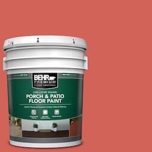 5 gal. Home Decorators Collection #HDC-MD-05 Desert Coral Low-Lustre Enamel Int/Ext Porch and Patio Floor Paint