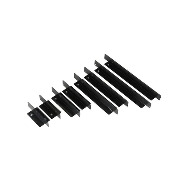 Husky 15 in. Multi-Size Steel Magnetic Drawer Divider, Black (8-Piece)