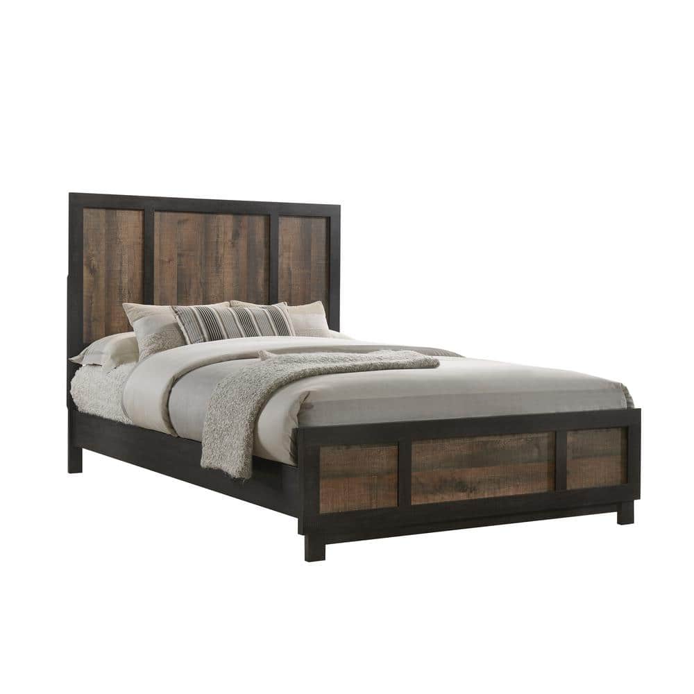 Harrison Dark Brown Walnut King 4-Piece Bedroom Set