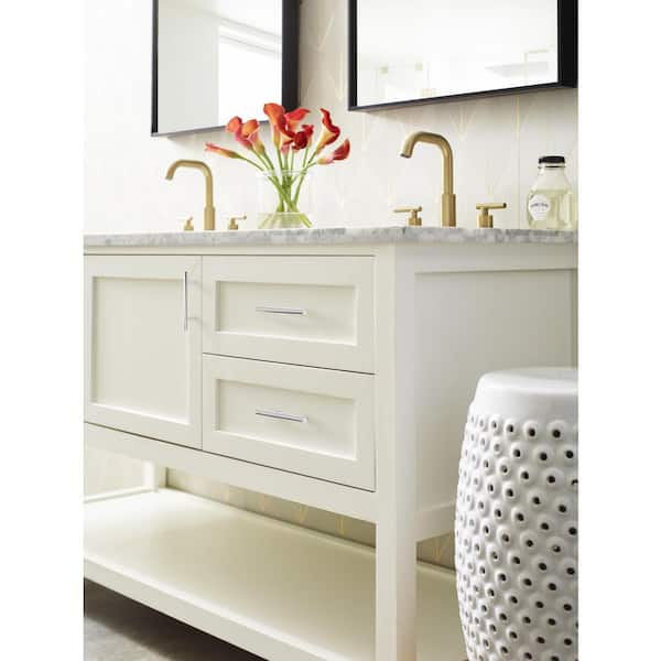 Bar Pulls 3-3/4 in. (96mm) Modern Polished Chrome Bar Cabinet Pull