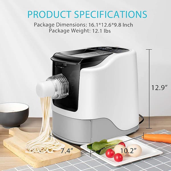 Electric Pasta Maker, Automatic Noodle Making Machine with 6