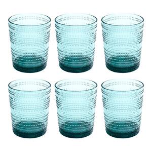 Beaded 15 oz. Dishwasher Safe Green Acrylic Drinking Glass