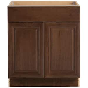 Benton Assembled 30x34.5x24 in. Base Cabinet with Soft Close Full Extension Drawer in Butterscotch