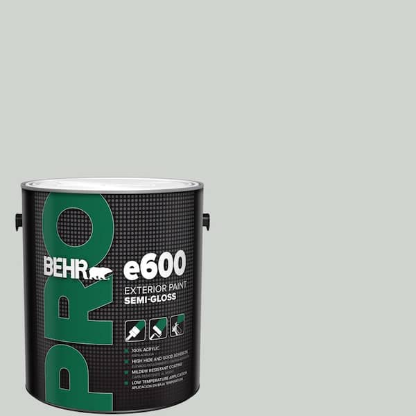 BEHR PRO 1 gal. #PPU12-11 Salt Glaze Semi-Gloss Exterior Paint