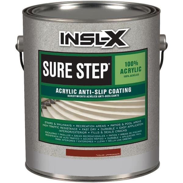 Sure Step 1 Gal. Tile Red Acrylic Interior/Exterior Anti-Slip Concrete Paint