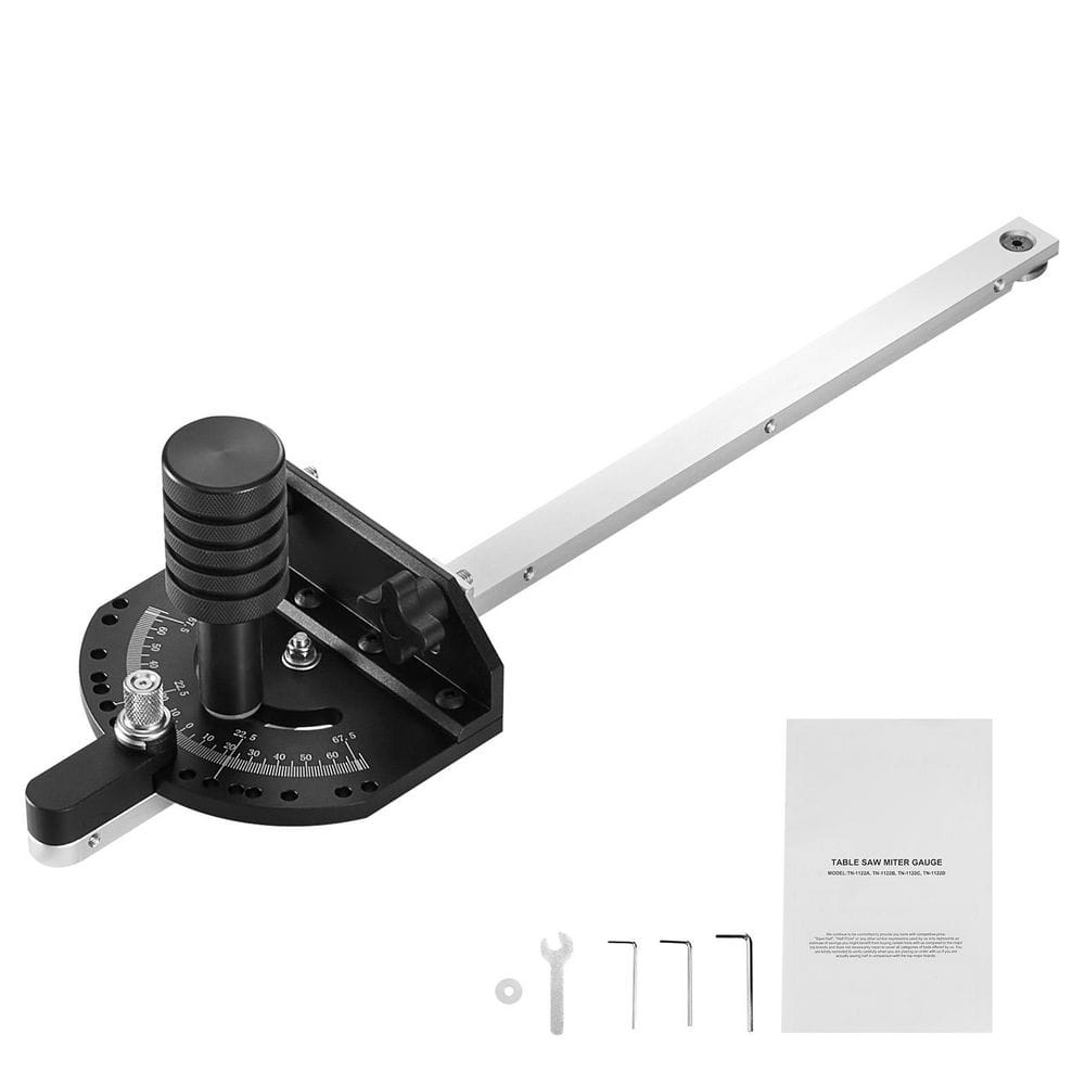 Accurate Miter Gauge, Fits Slots 3/4 in. x 3/8 in. Crafted from Aluminum Alloy, Features 15 Adjustable Angle Stops price history on PriceWatchPro