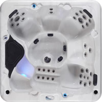 Narada Harmony LS 6-Person 38-Jet, 90-Port Lounger 240V Hot Tub with Bluetooth Stereo, Ozone, Stainless Jets and Heater