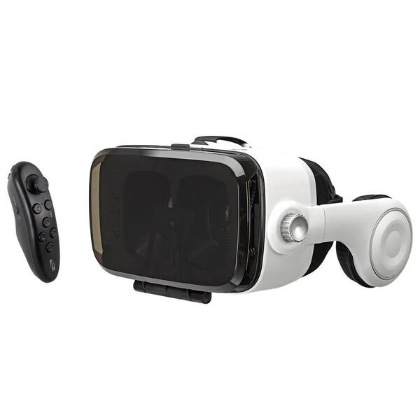 iLive 3D Virtual Reality Headset with Built-In Headphones and Bluetooth Remote