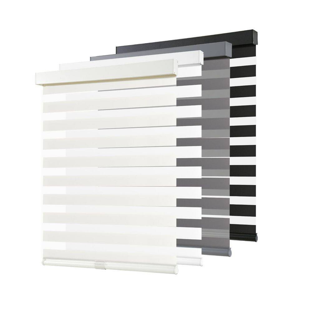 Zebra Blinds Cordless Shades-Dual Layer Light Filtering, Day & Night, Beige Polyester Fabric 36 in. W x 72 in. L price history on PriceWatchPro