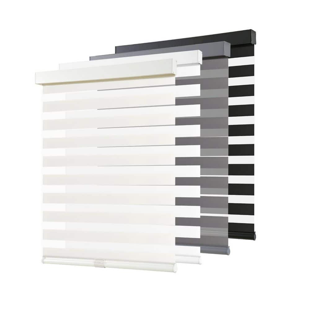 Zebra Blinds Cordless Shades-Dual Layer Light Filtering, Day & Night, Beige Polyester Fabric 45 in. W x 72 in. L price history on PriceWatchPro