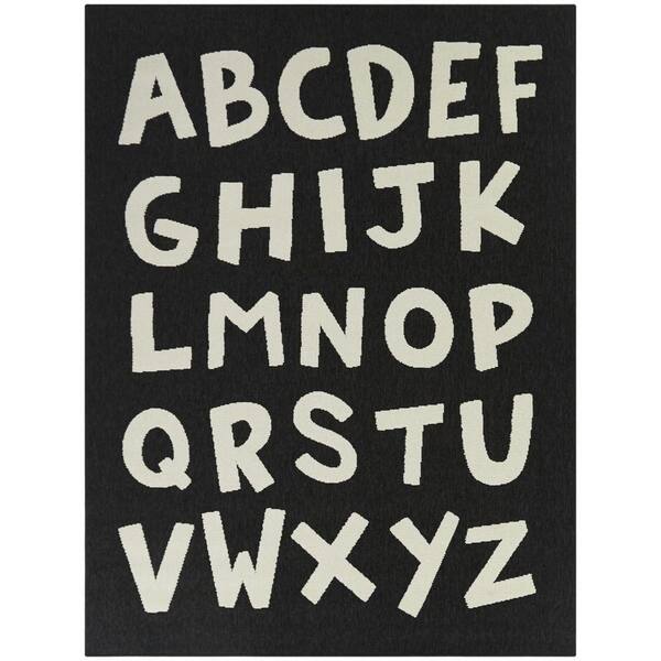 BALTA Beta Charcoal 5 ft. 3 in. x 7 ft. Novelty Indoor/Outdoor Area Rug