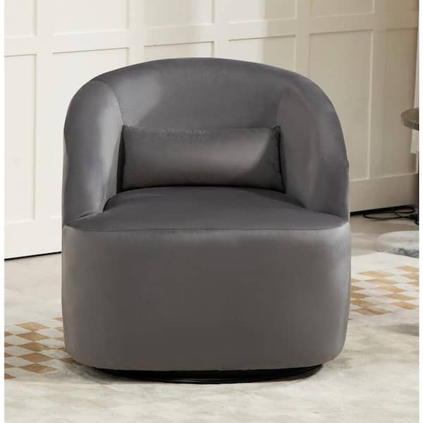 US Pride Furniture Decent Grey Accent Arm Chair