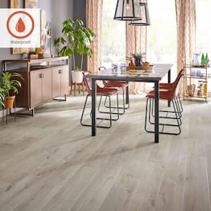 Outlast+ Graceland Oak 12 mm T x 7.4 in. W Waterproof Laminate Wood Flooring (16.9 sqft/case)