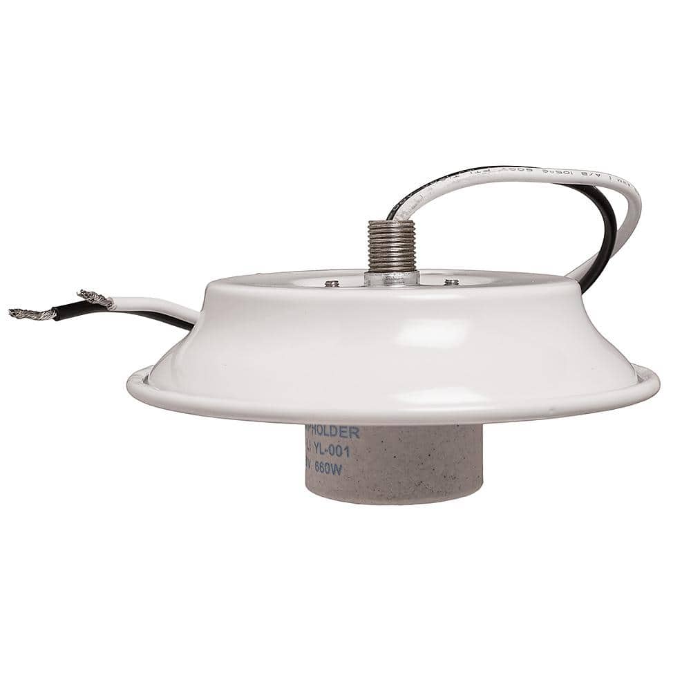 11-inch White LED Ceiling Fan Light Kit with Pull Chain