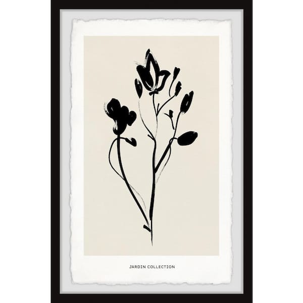 Unbranded "Jardin Collection" by Marmont Hill Framed Nature Art Print 24 in. x 16 in.