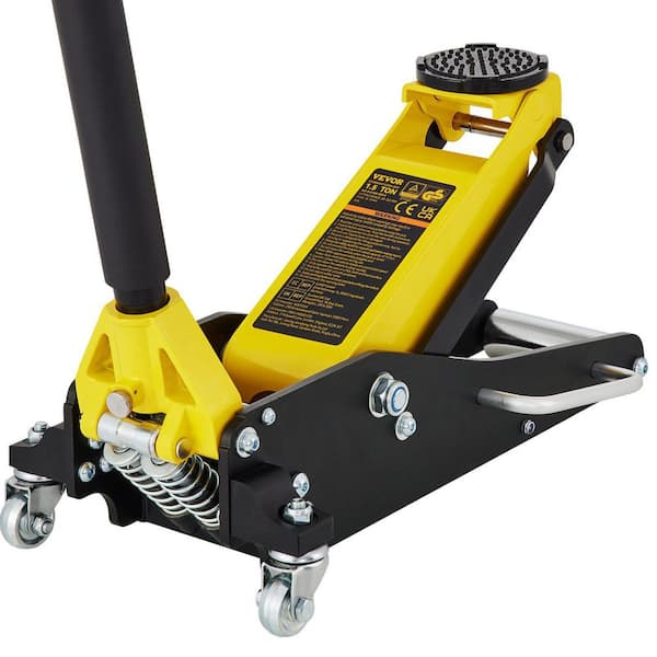 Avex 1.5 Ton Low Profile Aluminum Steel Racing Floor Jack Dual Pump Lift Car