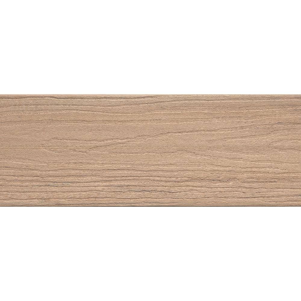 Astir 1 in. x 5-1/2 in. x 1 ft. Prairie Wheat Grooved Edge Capped Composite
