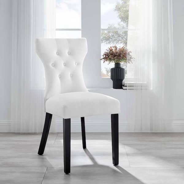 Silhouette White Dining Side Chair