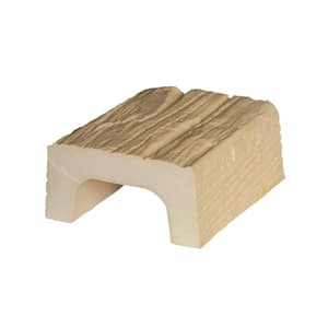 2-1/4 in. x 4-3/8 in. x 6 in. Long Unfinished Faux Wood Beam Sample