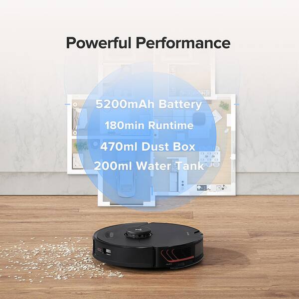 barril empieza la acción ilegal ROBOROCK S7MaxV Robotic Vacuum Cleaner 5100Pa Suction 3D Structured Light  Obstacle Avoidance Real-Time Video Call Sonic Mop Roborock S7MaxV - The  Home Depot