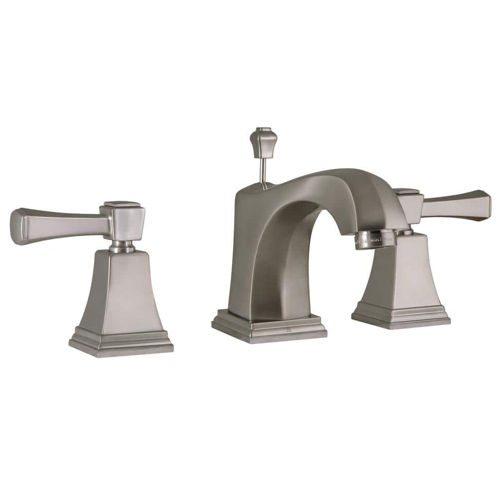 Design House Torino 8 in. Widespread 2-Handle Lavatory Faucet in Satin Nickel -  522052