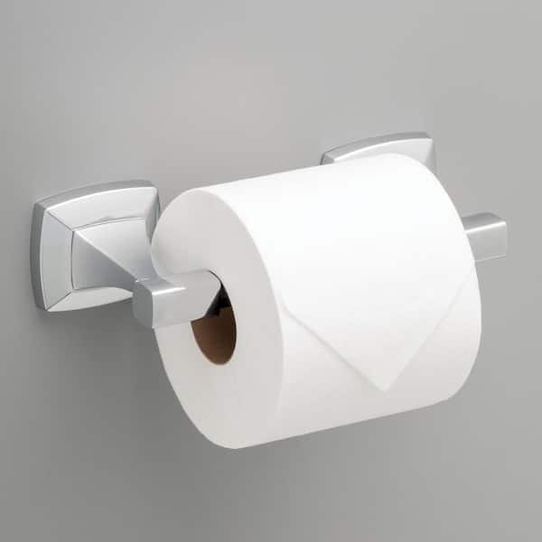 Portwood Wall Mount Pivot Arm Toilet Paper Holder Bath Hardware Accessory in Polished Chrome
