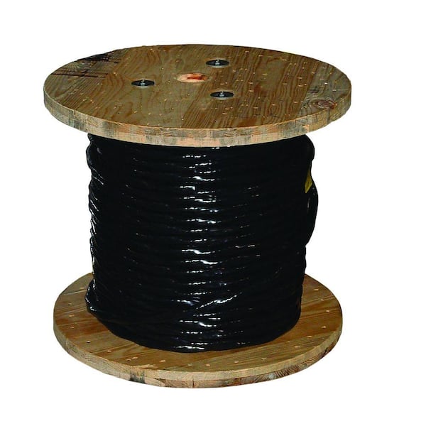 Southwire 500 ft. 4/0 Black Stranded AL USE-2 Cable
