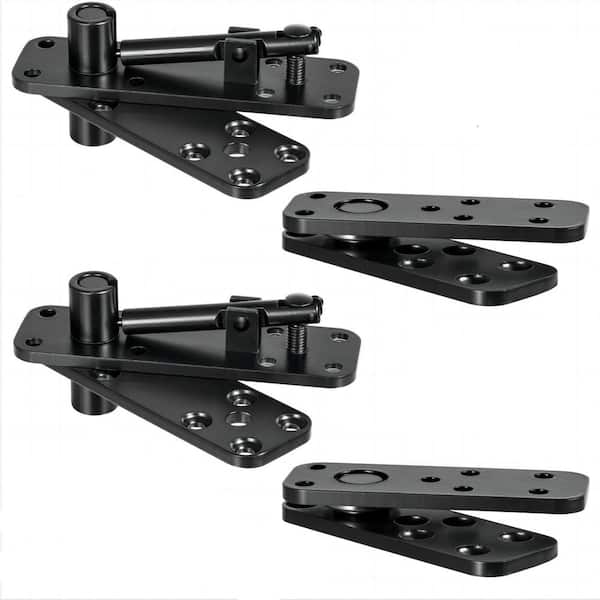 2 Pcs 570 lb. Load-Bearing Thickened Solid Stainless Steel 360° Swinging Pivot Hinge for SecretDoor Murphy and ShelfDoor