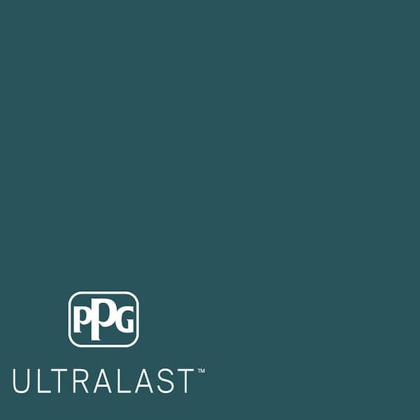 PPG UltraLast 5 gal. #PPG1148-7 Deep Emerald Matte Interior Paint and Primer
