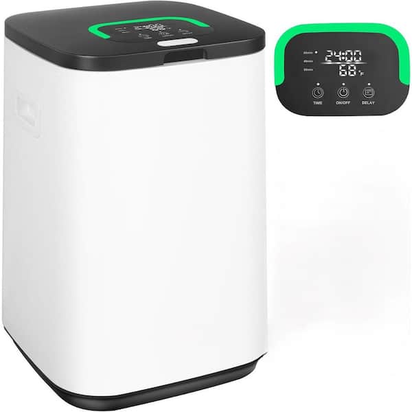 Aoibox Luxury 23L Towel Warmer Bucket with LED Display, 3 Heating Modes, 24-Hour Delay, Black, Perfect for Oversize Electric