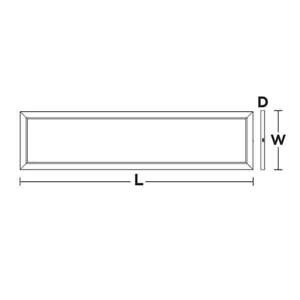AFX Lugano 48 in. Satin Nickel Indoor Standard Integrated LED