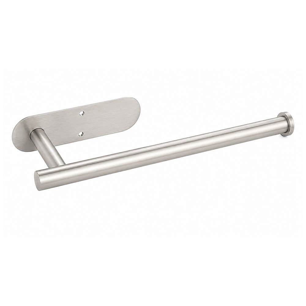 Wall Mount Kitchen Paper Towel Holder Rolls Bulk-Self-Adhesive Under Cabinet in Brushed Nickel price history on PriceWatchPro
