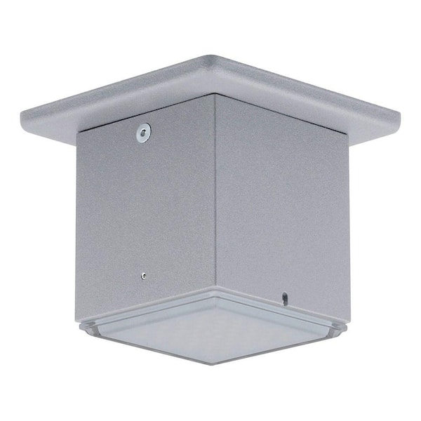 EGLO Tabo Silver Outdoor LED Ceiling Light
