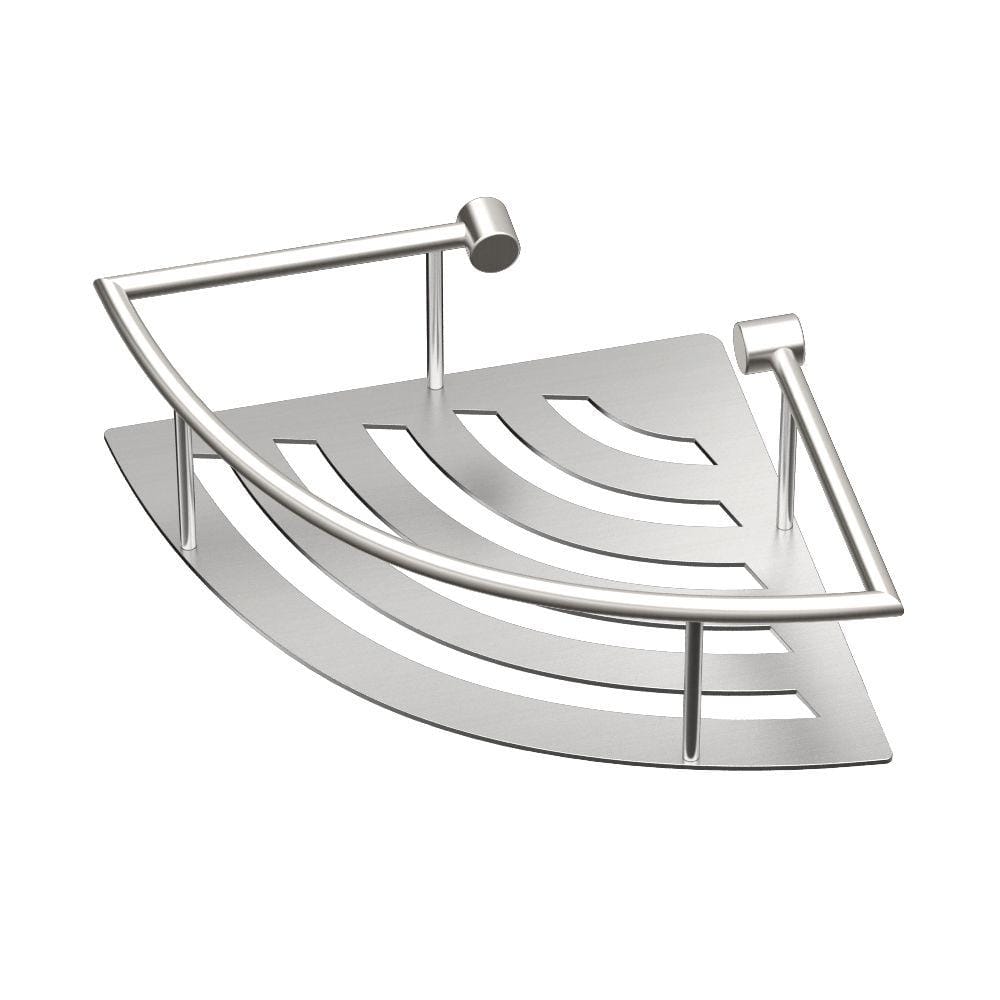 11 in. W Elegant Corner Shelf in Brushed Nickel price history on PriceWatchPro