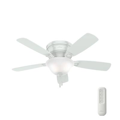 48 Ceiling Fans With Lights The Home Depot - Solana 48 Inch Indoor Ceiling Fan With Dimmable Led Light Fixture