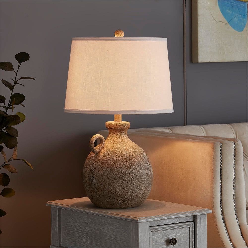 Maxax Cleveland 24 in. Brown Traditional Dimmable Resin Bedroom