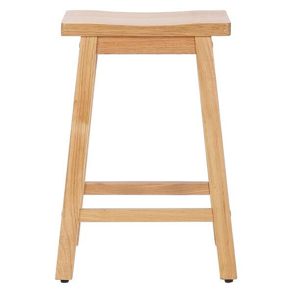 Oak Solid Wood Counter Height, 24 Inch Wood Counter Stools