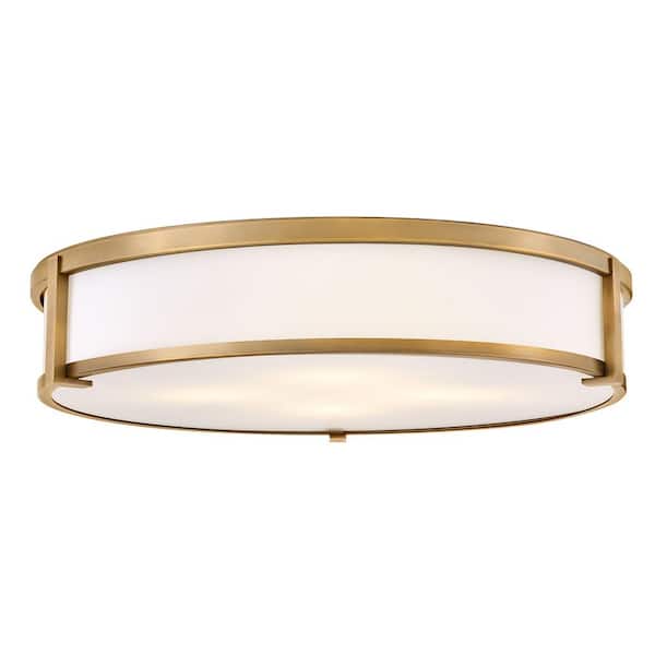 HINKLEY - Lowell 24.0 in. 4-Light Brushed Bronze Flush Mount