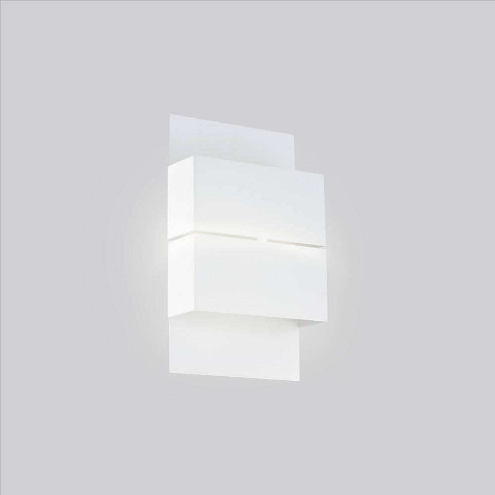 Kibea White Modern LED Outdoor Wall Sconce
