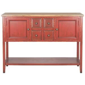 Charlotte Red Buffet with Storage