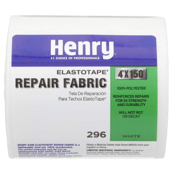 Henry 296 ElastoTape Reinforced Repair Fabric 4 in. x 150 ft. HE296195 -  The Home Depot